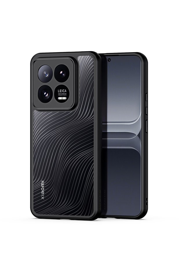Xiaomi 14 Pro Aimo Series Premium Frosted Hard Pc-Tpu Case Black