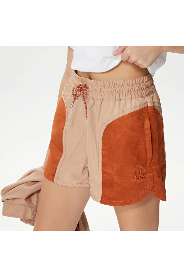 Infuse Woven Kadın Bej Şort - 1
