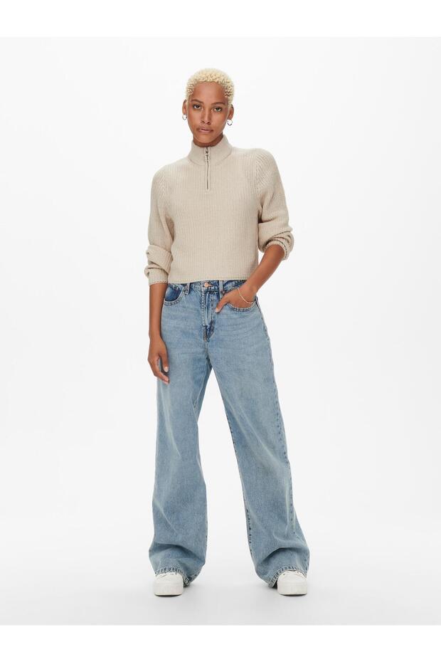 ONLAVA NICOYA L/S ZIP PULLOVER CC KNT - 3