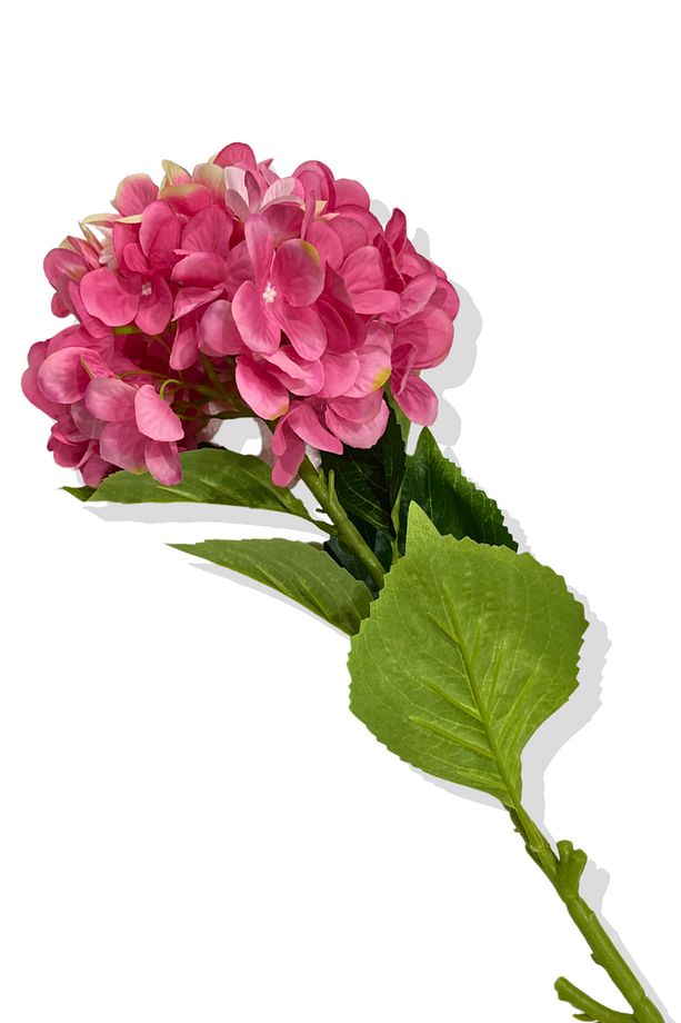 Yapay Tek Dal Ortanca 80 Cm Yonca Yaprak - 3