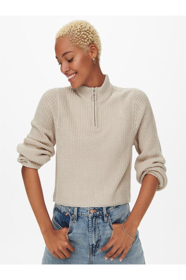 ONLAVA NICOYA L/S ZIP PULLOVER CC KNT - 2