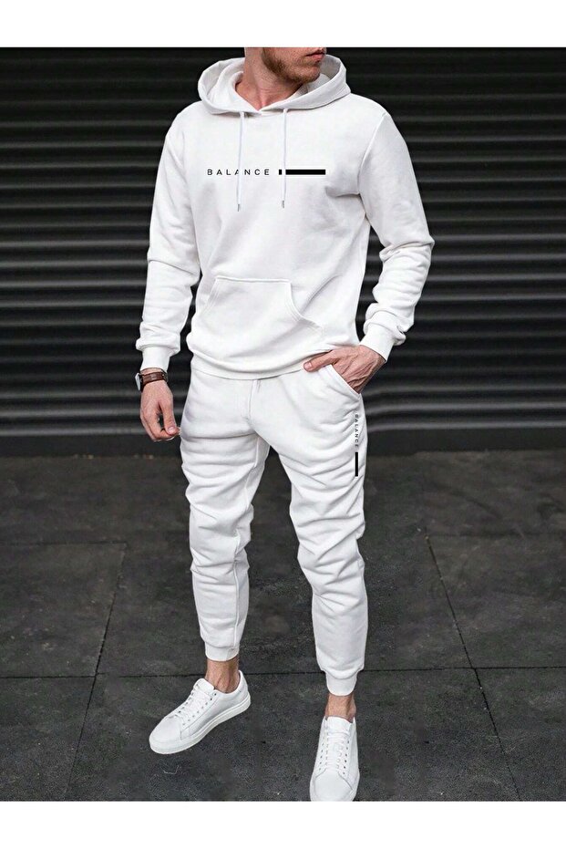 Men's Balance- Printed Tracksuit Set