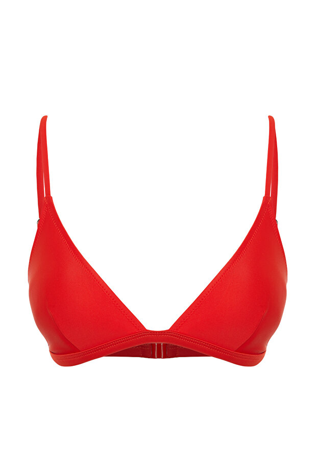 Kırmızı Üçgen Kaplı Bikini Üstü TBESS20BU0268 - 6