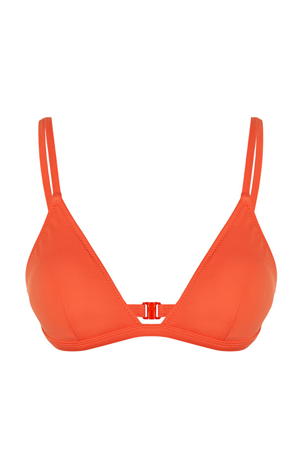 Nar Çiçeği Üçgen Kaplı Bikini Üstü TBESS20BU0268 - 5
