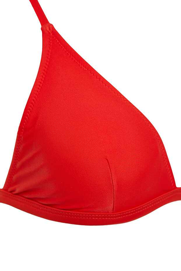 Kırmızı Üçgen Kaplı Bikini Üstü TBESS20BU0268 - 7