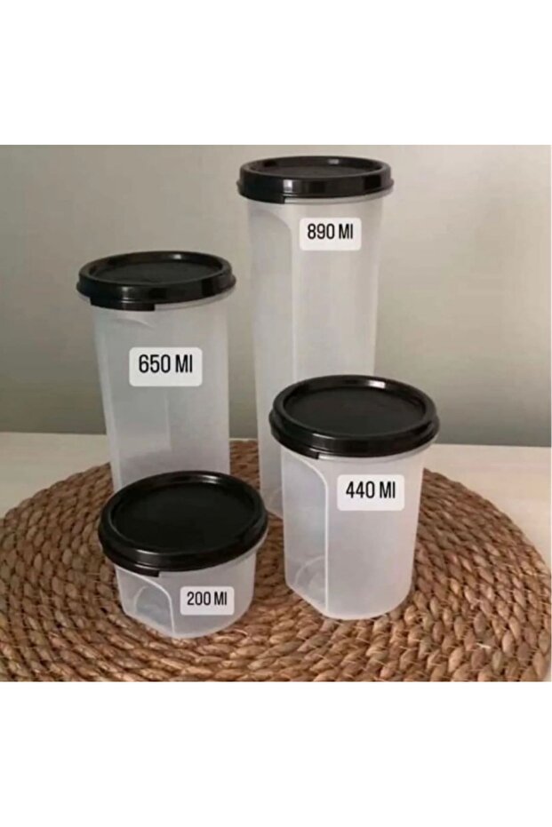 Tuperware 4 Lü Oval Set. - 4