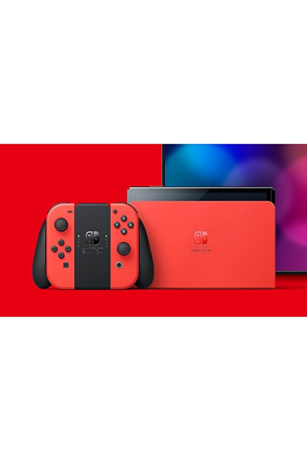 Switch OLED Model Mario Kırmızı (Distribütür Garantli) - 4