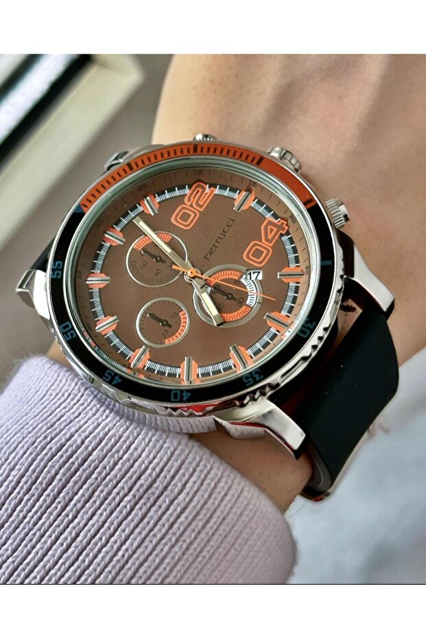Men's Plastic Cord Wristwatch