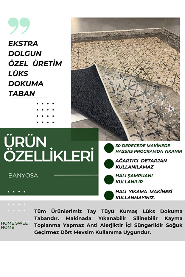 Carpet Modern Living Room Kitchen Rug Digital Printing Machine Washable Decorative Luxury Woven Base Carpet - 2