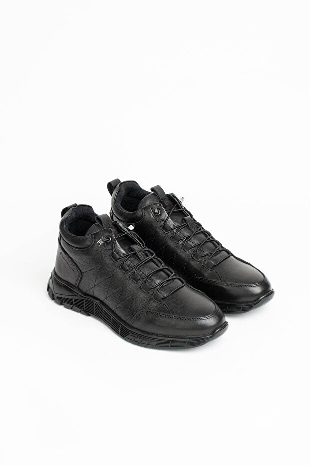 Erkek Bot & Bootie Siyah Cilt 102 22650-m Strande M - 2