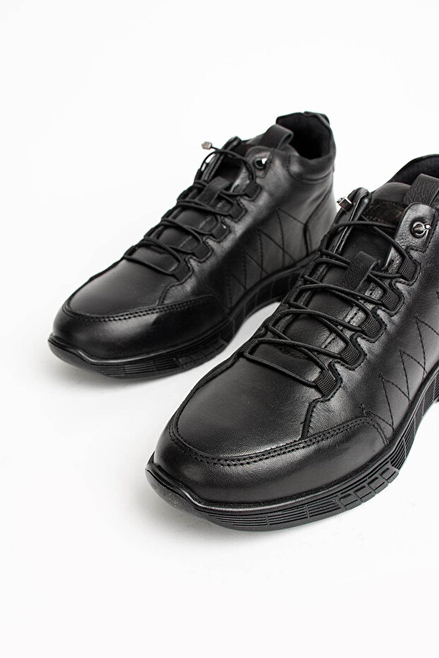 Erkek Bot & Bootie Siyah Cilt 102 22650-m Strande M - 4