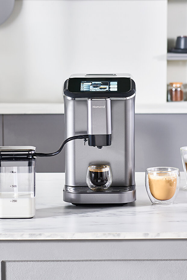 Coffee Break 5008H - Full Automatic Espresso Machine with Coffee and Milk Grinder and Touch Screen - 2