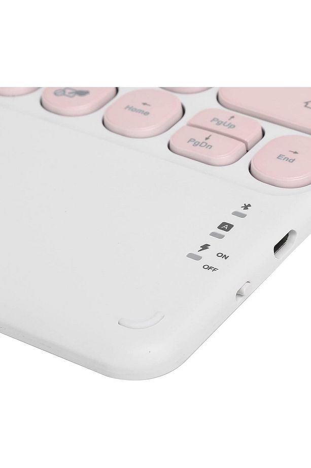 Tüm Cihazlara Uyumlu Akıllı Taşınabilir Şarj Edilebilir Kablosuz Bluetooth Klavye Mause Pad - 3