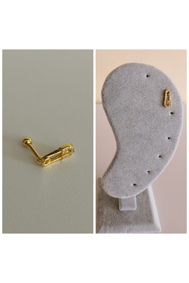 Çengelli Iğne Piercing Takısı - 1 Adet - 2
