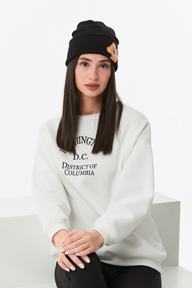 Ayıcıklı Triko Bere - 1