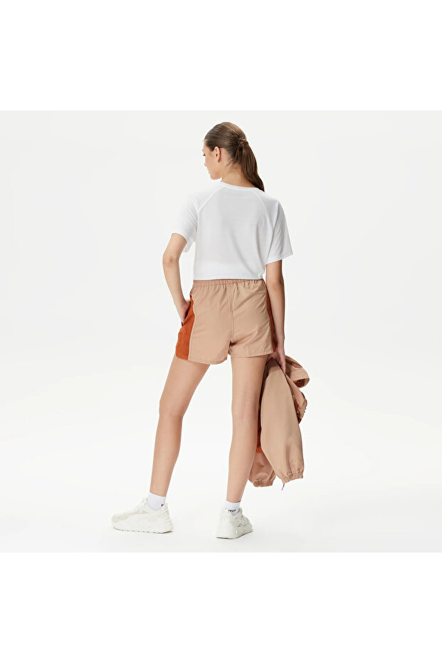 Infuse Woven Kadın Bej Şort - 4