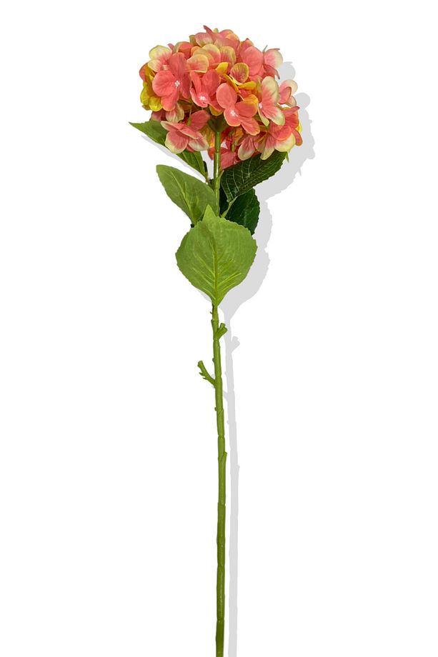 Yapay Tek Dal Ortanca 80 Cm Yonca Yaprak - 1