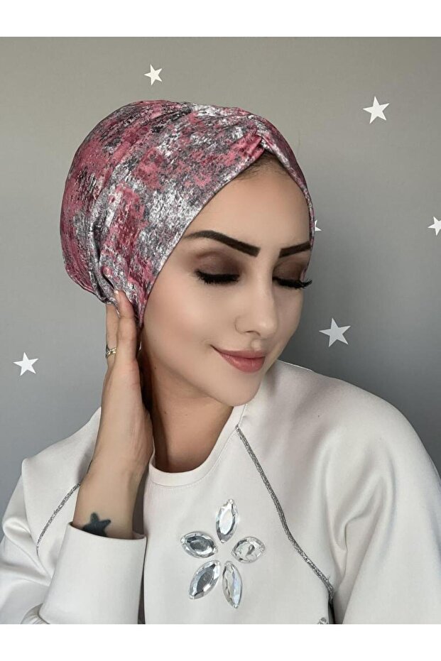 B20 بونيه جاهز برباط منقوش - 1