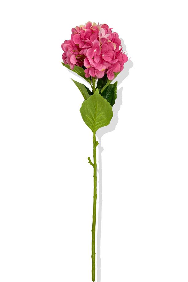 Yapay Tek Dal Ortanca 80 Cm Yonca Yaprak - 1