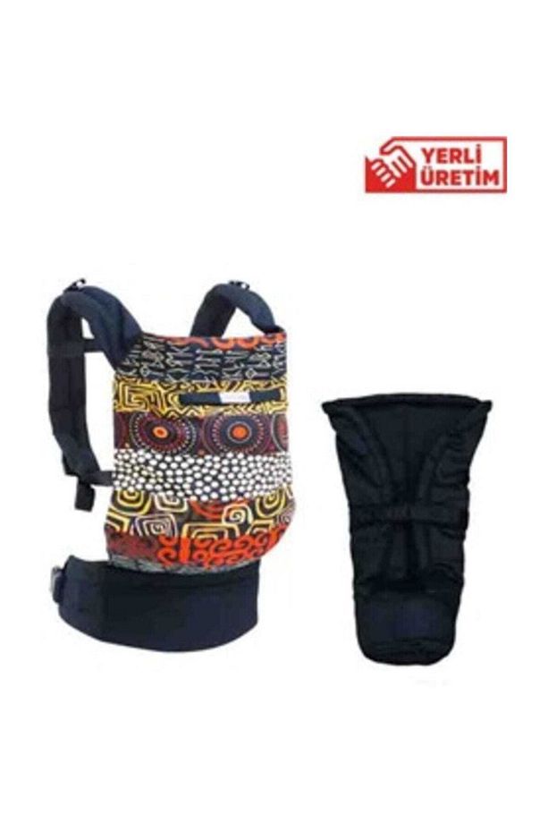 - Etnik Desen-2 Ergonomik Kanguru Desenli Yenidoğan Set (0-4 YAŞ) - 1