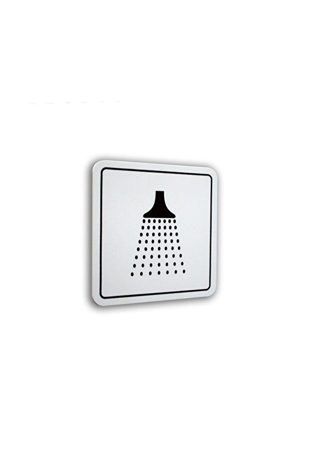 Panel Pvc Symbol Shower Zone 12X12 Cm.