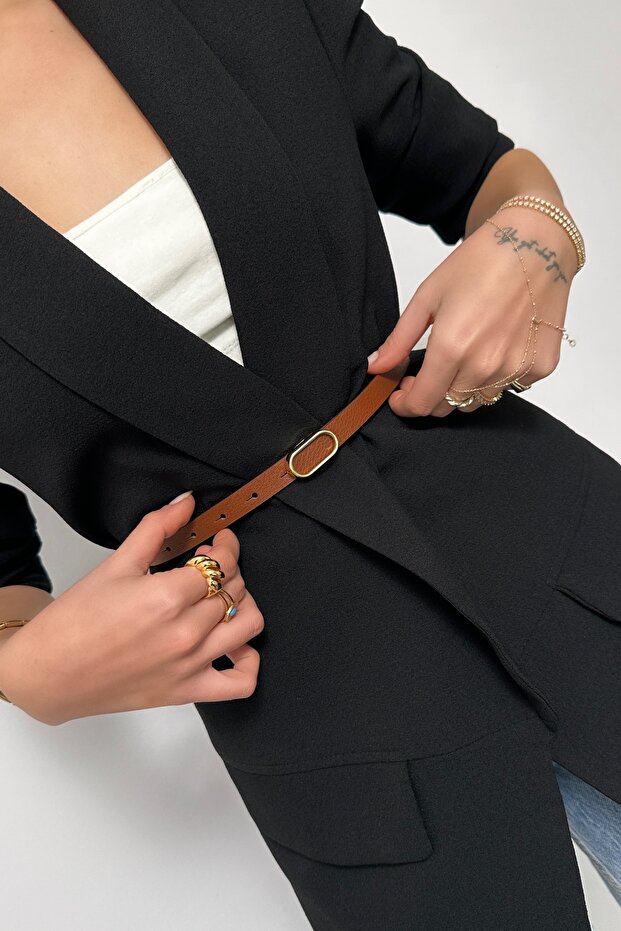 4 db női arany csatos öv deréköv kabát öv ruha öv nadrág öv - 3