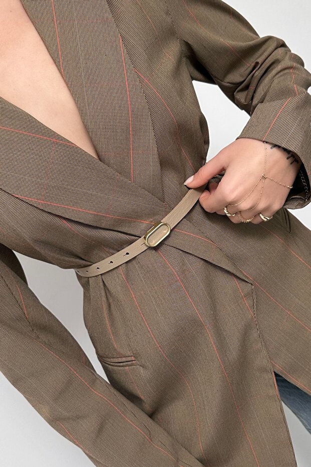 4 db női arany csatos öv deréköv kabát öv ruha öv nadrág öv - 4