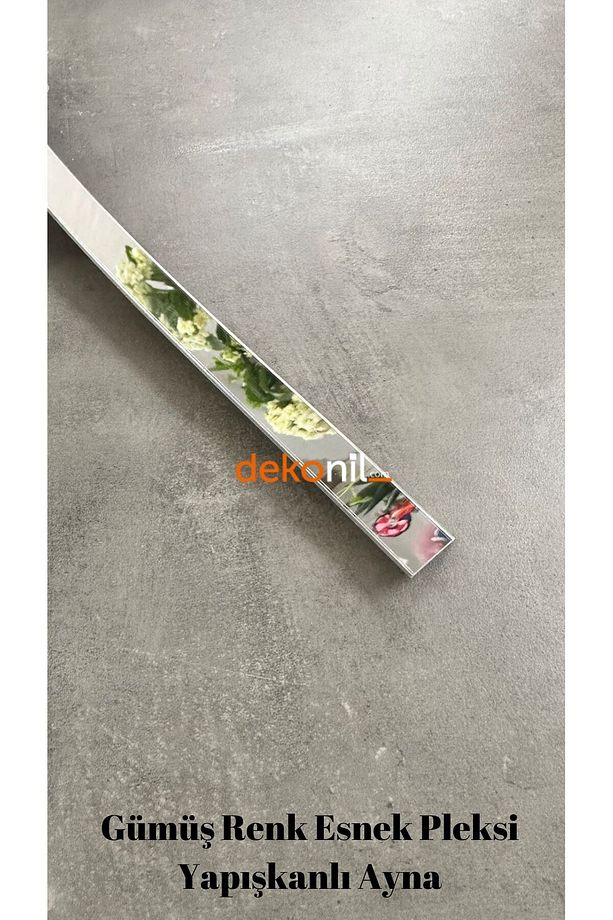 Kendinden Yapışkanlı Şerit Pleksi Ayna 2,3cm*244cm (4 Adet) - 3