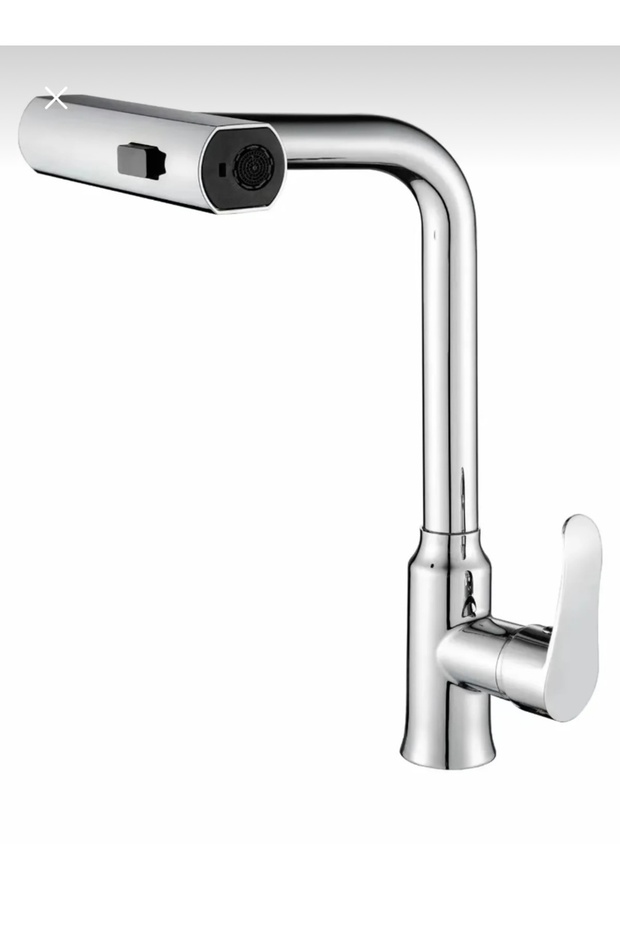 Spiralli Mutfak Bataryası Çift Kademe Evye Musluğ Döner ve Oynar Başlıklı Tazzik Ayarlı Batarya - 3