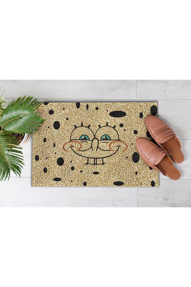 Dekoratif Kapı Önü Paspası Sünger Bob - 3