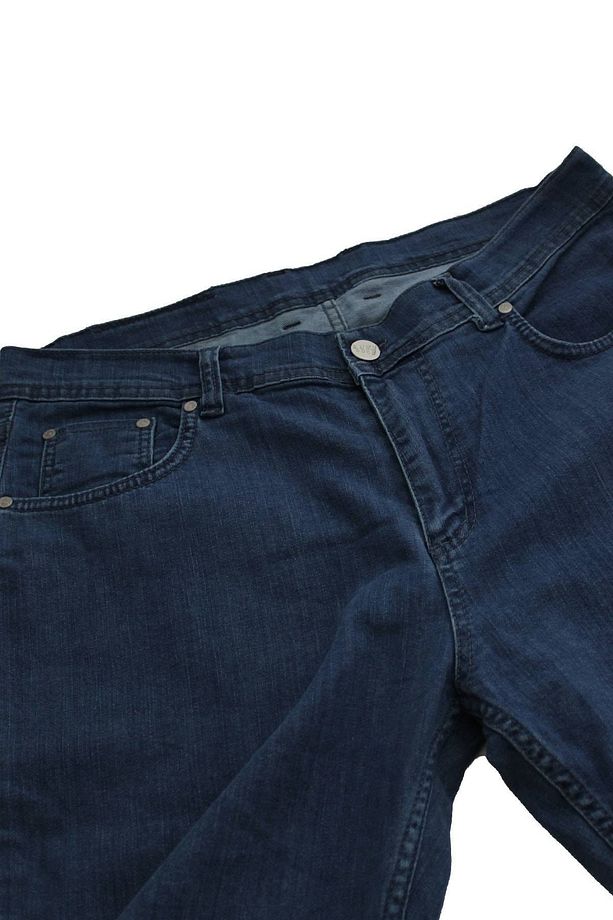 Erkek Regular Fit Yüksek Bel Kot Pantolon - 3
