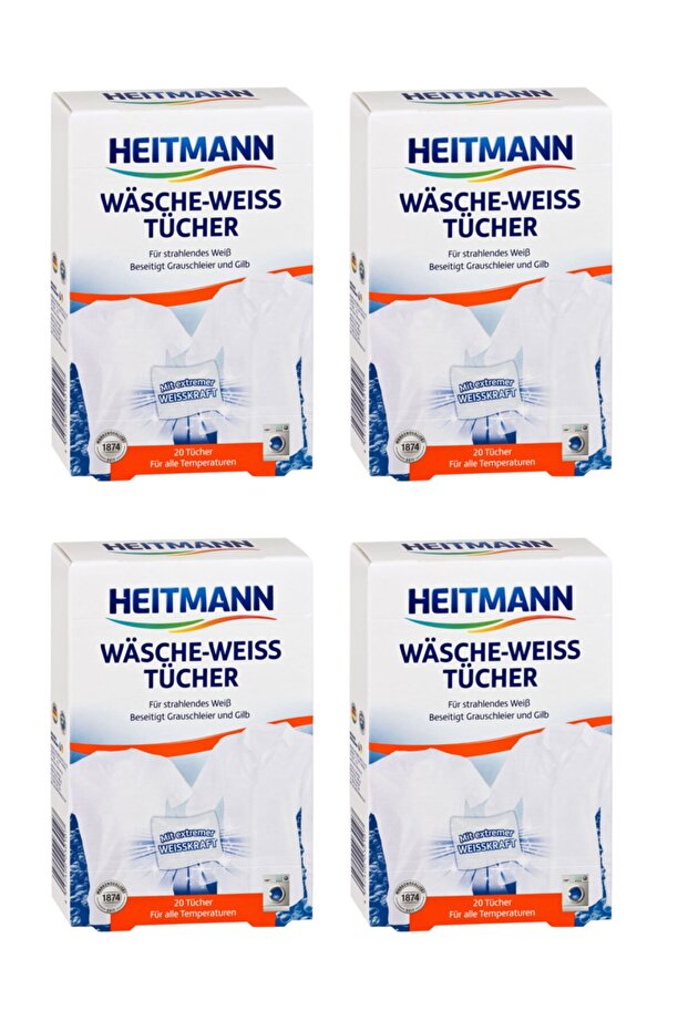 Laundry Whitening Wipe Practical Use X 4 Boxes - 1