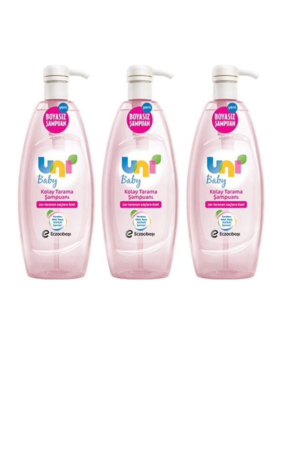 UNİ BABY ŞAMPUAN KOLAY TARAMA 700 ML X 3 ADET - 1