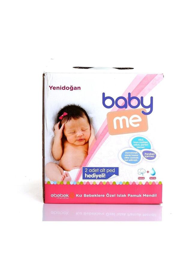 Wet Newborn Cotton Wipes Girl 12 Pack UAE-20062