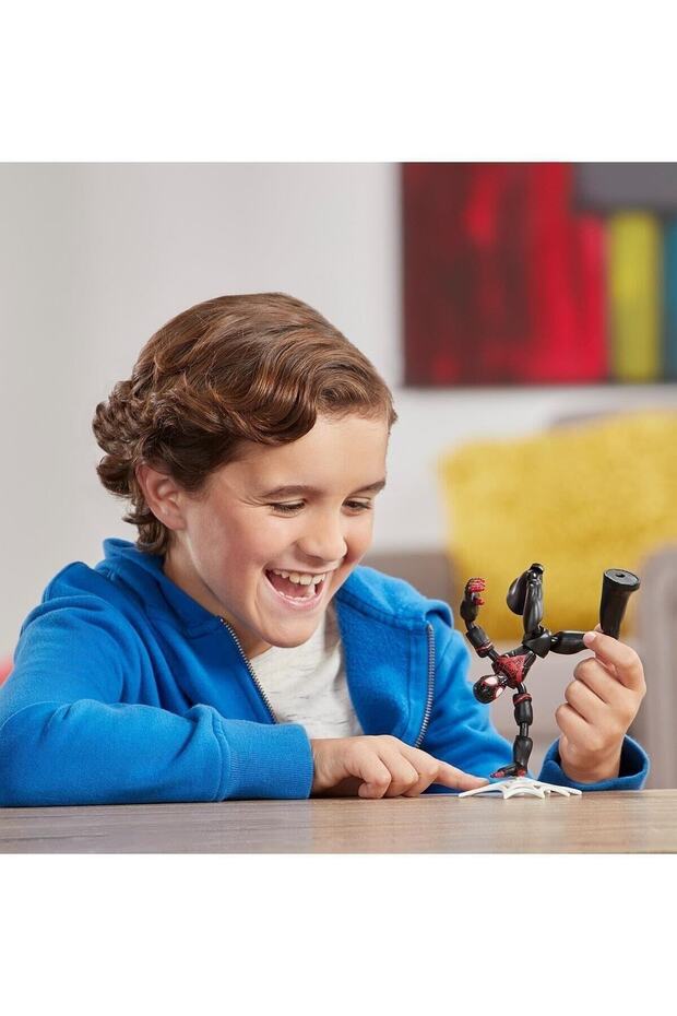 Spider-man Bend & Flex Miles Morales Figür - 1