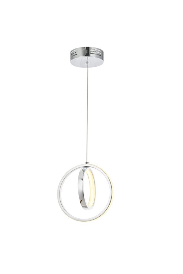 1909-1 Krom Tekli Led Avize - 1