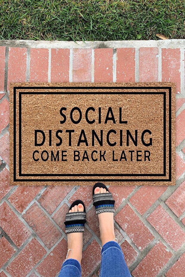Come Back Later Indoor and Outdoor Decorative Multi-Purpose Door Mat