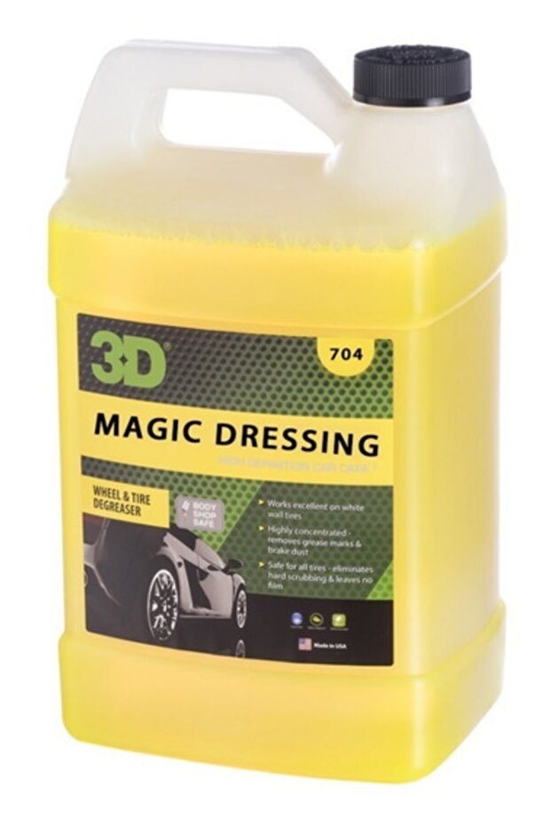 Magic Dressing Solvent Bazlı Lastik Parlatıcı 3.79 L - 1