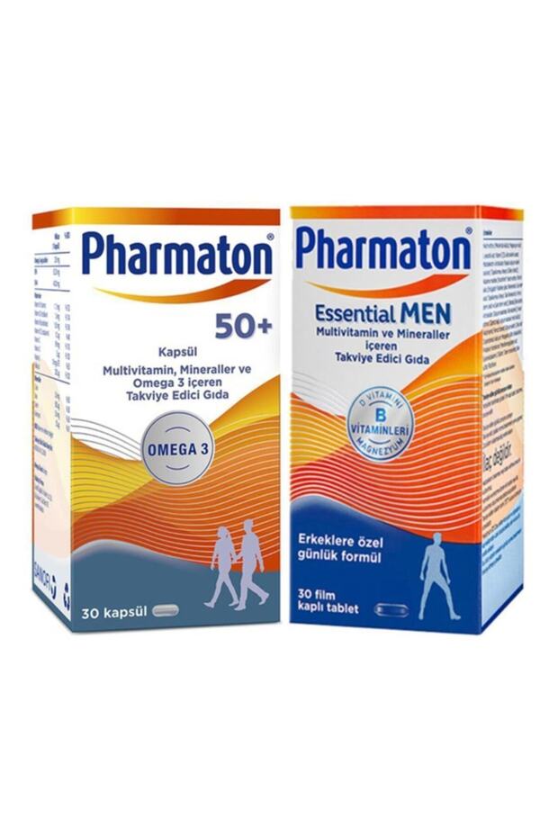 Essential Men 30 Kapsül ve 50 Plus 30 Kapsül - 1
