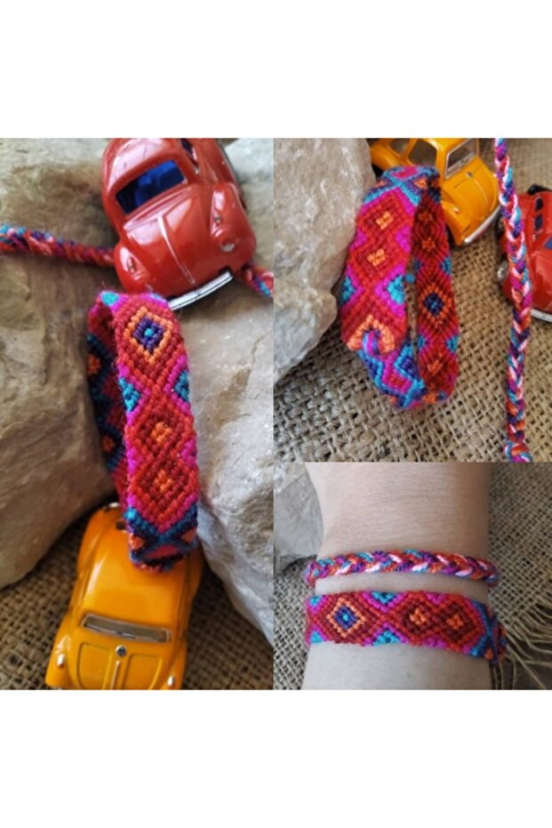 2'li Set Ip Örgü Bileklik - 2