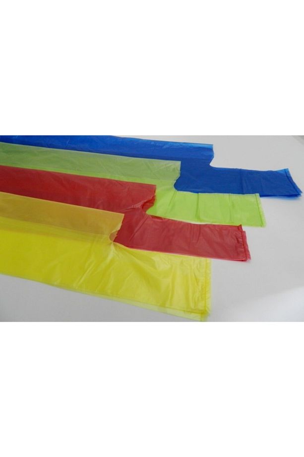 Renkli Atlet Poşet Tekel Çöp Poşeti Küçük Boy 26x45 Cm 5 Kg - 3
