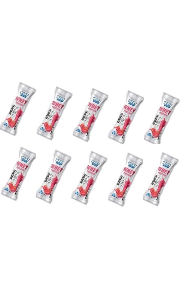 Whey Protein Strawberry Flavored 10 Chassis 36 Gr 10X36 Gr Whey Protein