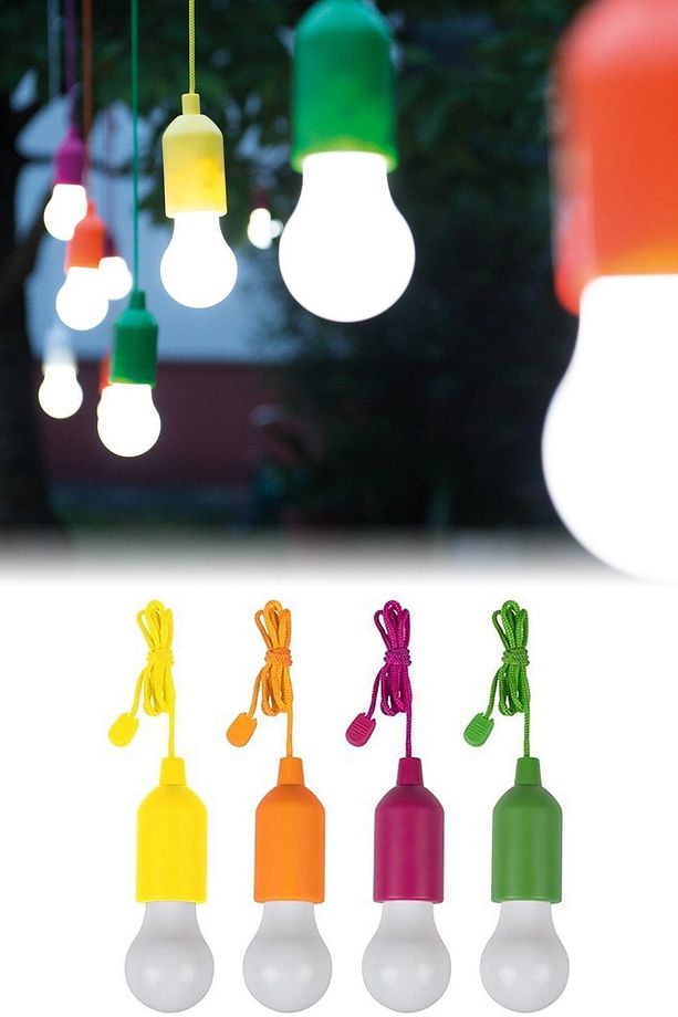 Çek Yak Ipli Askılı Kamp Lambası Iç Ve Dış Mekan Led Lamba 100cm Jb005 - 1