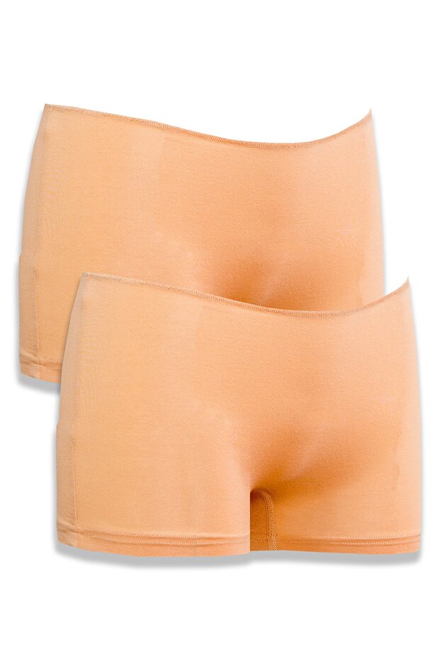 2-Pack Women's Ten Modal Cotton High Quality Natural Boxers