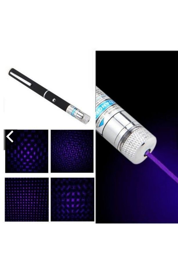 Led Lazer Uv Mor Işın Lazer Pointer Kalem 405nm Profesyonel Güçlü - 3