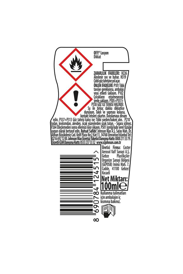 6 Saate Kadar Etki Sivrisineklere Karşı Losyon 100 ml x 3 - 2