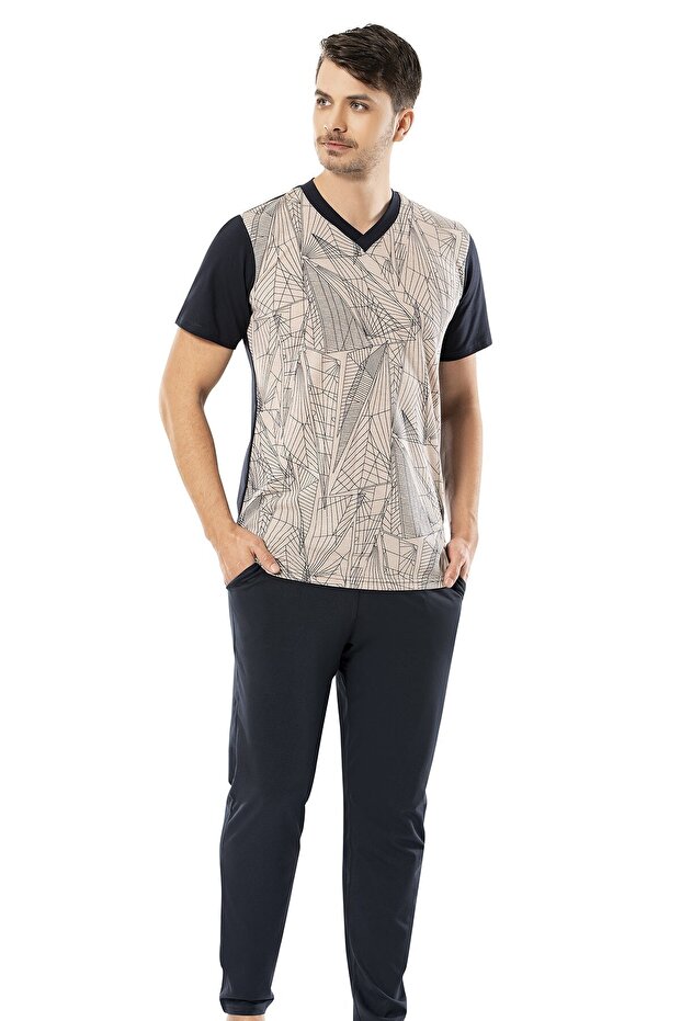 Men's Summer Pajama Set 21-21