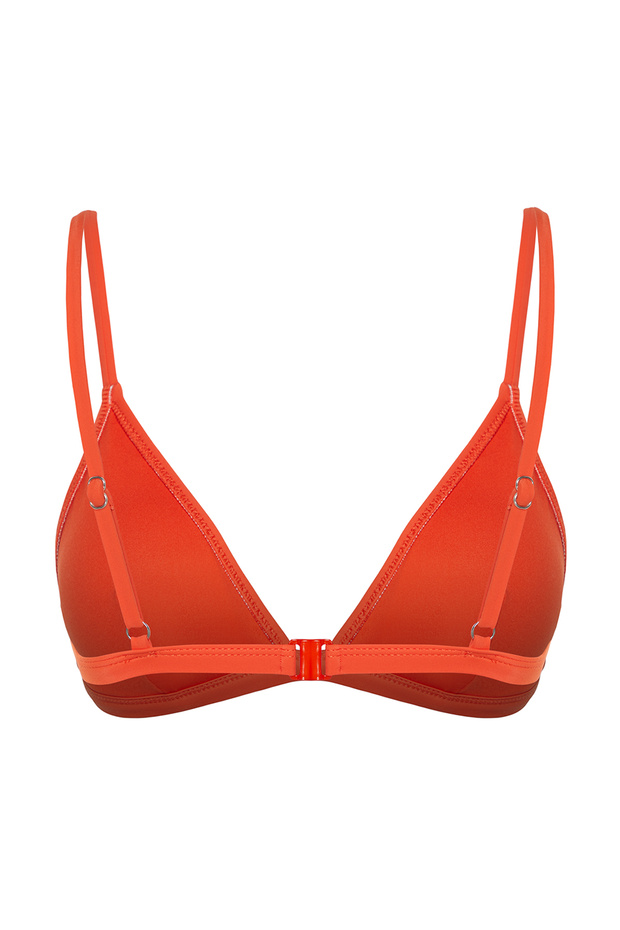 Nar Çiçeği Üçgen Kaplı Bikini Üstü TBESS20BU0268 - 6