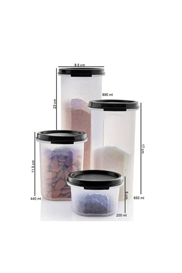 Tuperware 4 Lü Oval Set. - 2