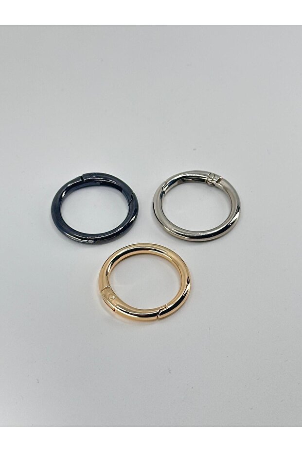 2.5cm Spring Round Ring(10 Pieces) - 2